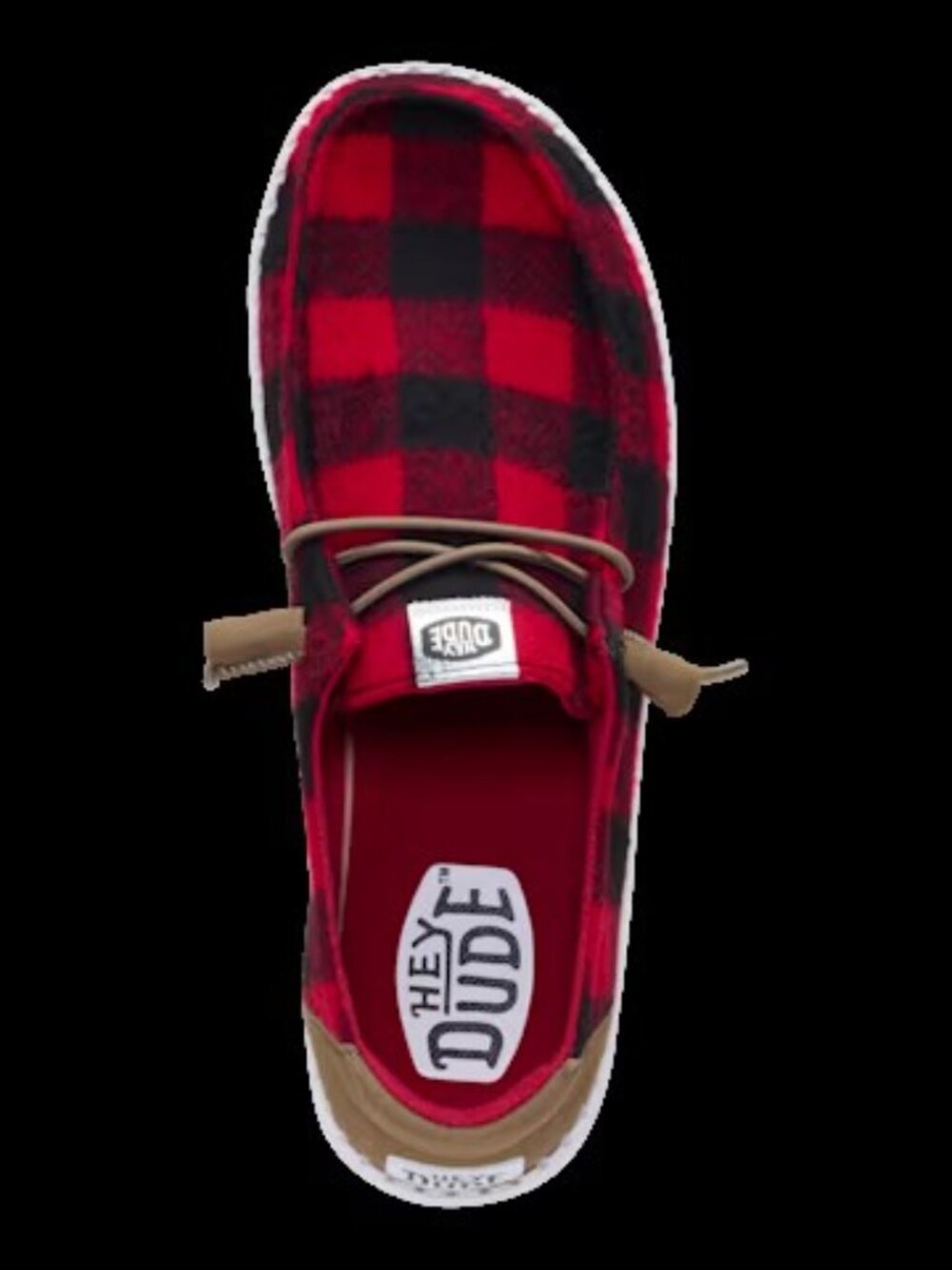 Hey Dude" Wendy Buffalo Plaid" Womens Slip On's Size 6 NWT